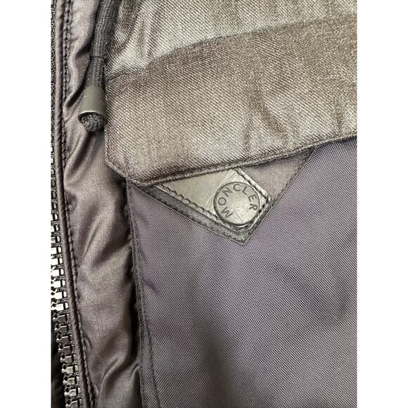 Moncler Black Folgore Down Jacket Hooded Multi-Pocket Retail $1565 4 / XL - Picture 4 of 16